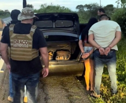 Operação conjunta prende casal que transportava droga em veículo no Sertão da PB