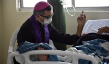 Em visita pastoral, Bispo de Cajazeiras visita Hospital de Bonito de Santa Fé e concede unção dos enfermos a pacientes