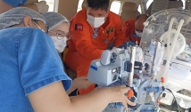 Resgate aeromédico transfere bebê com cardiopatia de Patos para João Pessoa