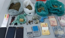 Dupla é presa com drogas, munições, aves silvestres e balanças de precisão, em Malta 