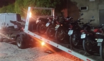 Operação da Polícia Militar acaba com ‘rolezinho’, aplica multas e apreende várias motos em São José de Piranhas