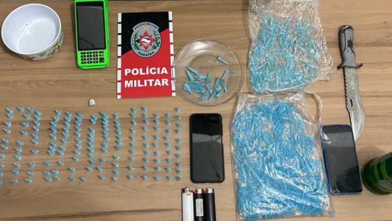 Polícia prende suspeitos por tráfico de drogas na cidade de Sousa