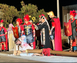 Público recorde compareceu ao Xamegão para as apresentações da "Paixão de Cristo"; espetáculo foi financiado pela Prefeitura de Cajazeiras