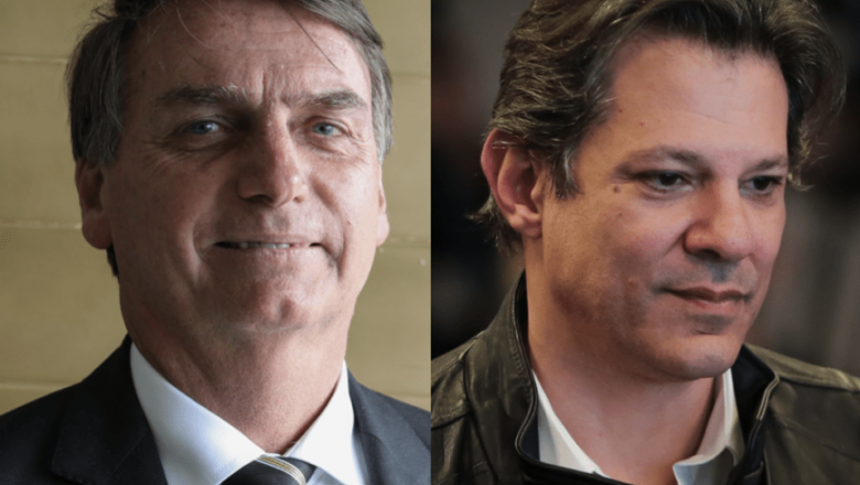 Pesquisa Ibope: Jair Bolsonaro tem 28% e Fernando Haddad 22%