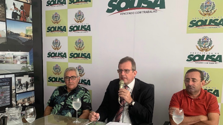 Prefeito de Sousa antecipa salários de maio e confirma vencimentos de junho para antes do São João 