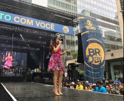'Me senti abraçada’ diz Eduarda Brasil sobre o BR Day em Nova York