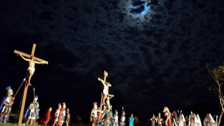 Espetáculo Paixão de Cristo será apresentado nos dias 18 e 19 no Estádio Higino Pires Ferreira em Cajazeiras