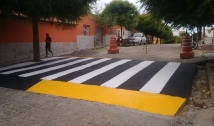 SCTrans constrói faixas elevadas em frente a escolas infantis da zona norte de Cajazeiras