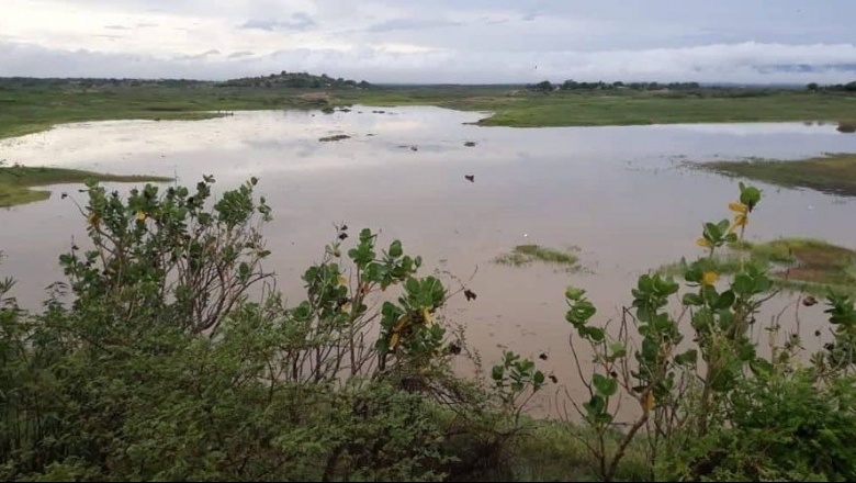 Maior chuva do ano em Patos registra aumento no volume do Açude de Jatobá