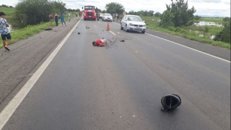 Dois acidentes com motos matam três pessoas na BR 230 em Sousa