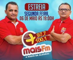 Estação Mais FM de Rádios estreia novo programa jornalístico com Paulo Feitoza e Silvano Dias