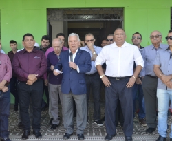 Prefeito de Cajazeiras realiza abertura do Dia da Cidade com hasteamento dos pavilhões, no Paço Municipal