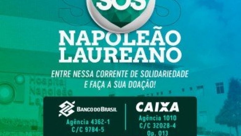 Assembleia lança campanha para incentivar doações ao hospital Napoleão Laureano